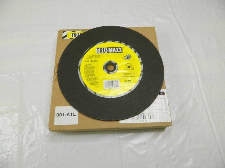 TRU-MAXX AO Cutoff Wheel Type 1, 10″ Dia, 3/32″ Thick, 5/8″ Hole Qty 8 35129386