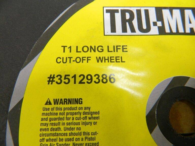 TRU-MAXX AO Cutoff Wheel Type 1, 10″ Dia, 3/32″ Thick, 5/8″ Hole Qty 8 35129386