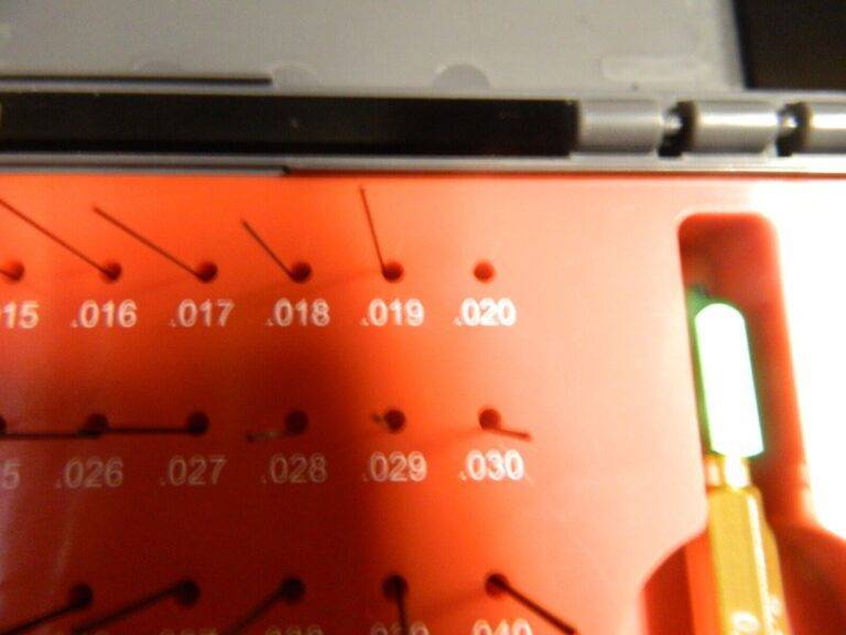 SPI Class ZZ Plug Gage Set: 0.011 to 0.06″ Range 22-170-5 INCOMPLETE