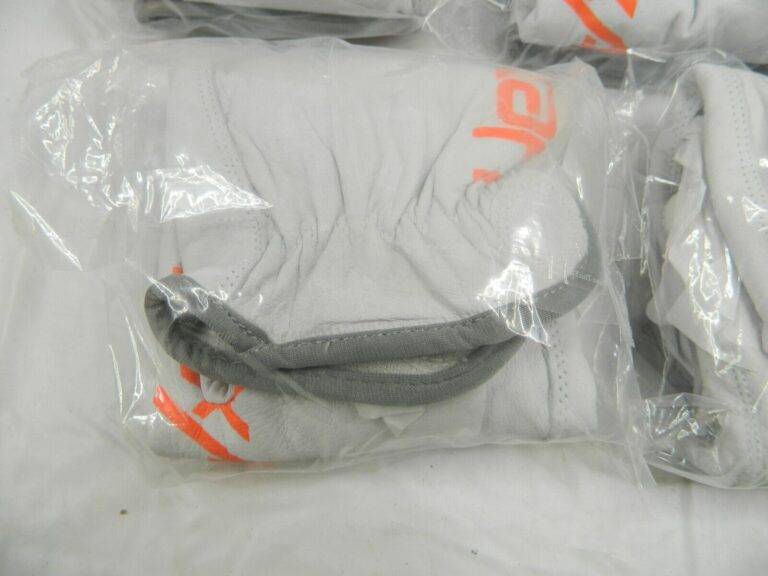Mechanic's Style Leather Safety Work Gloves Chrome SLT Series Qty 5 SZ L 4066-L