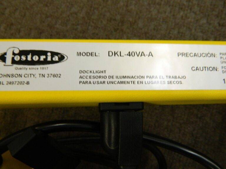 FOSTORIA Incandescent Task Light 40″ Reach Pivot Arm Bracket DKL-40VA-A DAMAGED