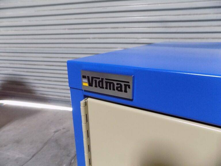 Vidmar Industrial 2-Door Storage Cabinet 60 x 27 x 27 LOCKED SHUT w/ NO KEYS