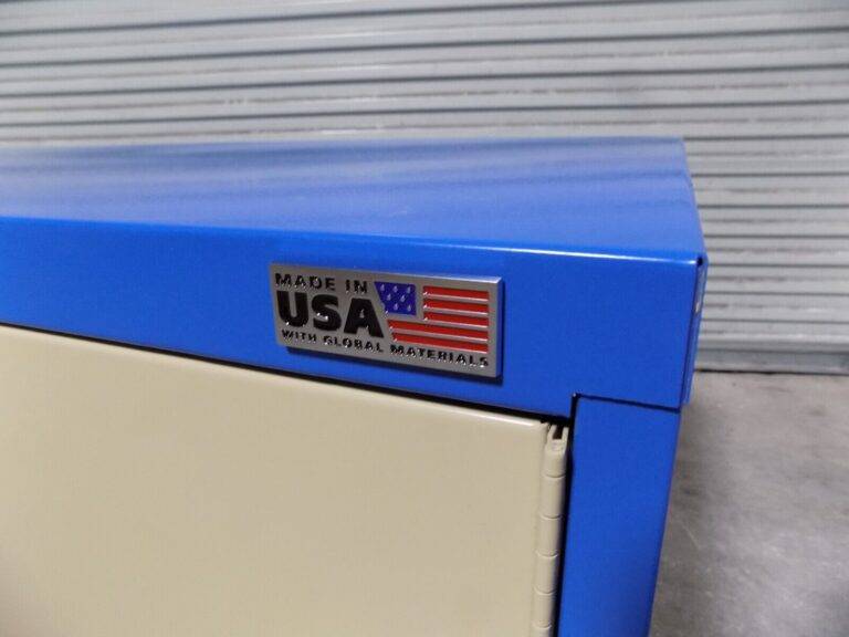 Vidmar Industrial 2-Door Storage Cabinet 60 x 27 x 27 LOCKED SHUT w/ NO KEYS