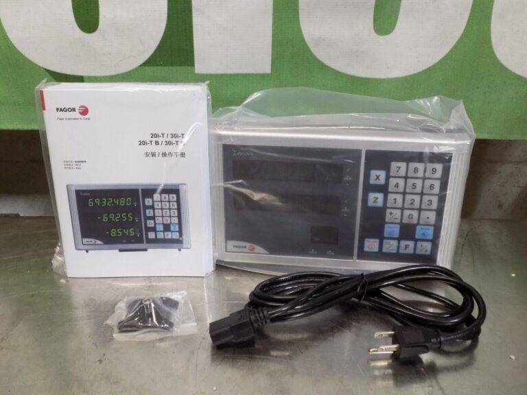 Fagor Digital Readout Lathe System 20iT 2-Axis DRO Display MISSING Z AXIS SCALE
