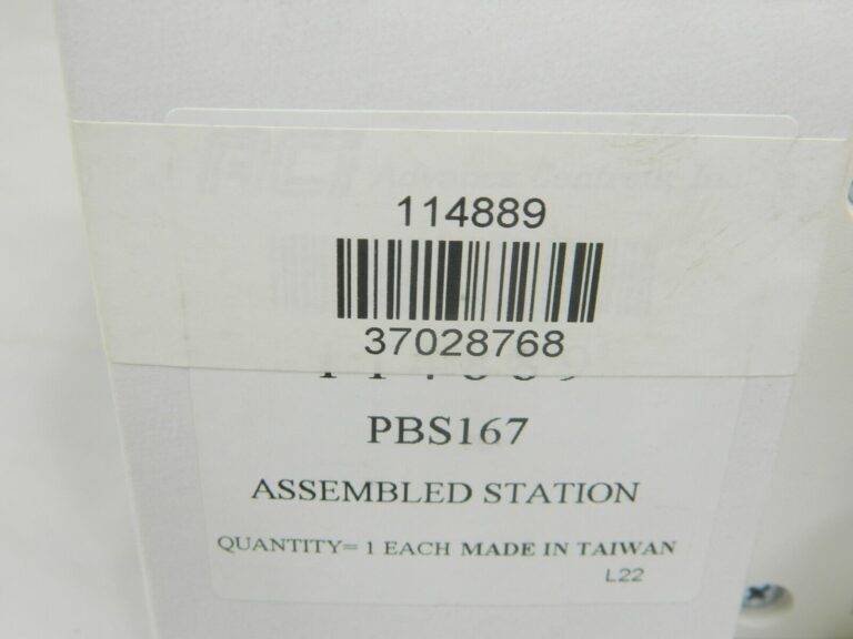 ACI Push-Button Control Station: Maintained, NO/NC, Emergency Stop 114889