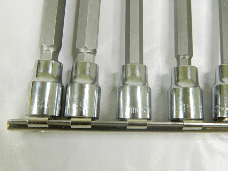 SK Hex Bit Socket Set: 3/8″ Drive, 7 Pc, 3 to 10 mm Hex 19748 INCOMPLETE