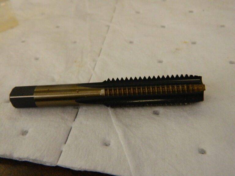 IMPORT Straight Flute Tap: 9/16-12 UNC, 4 Fl HSS Gold/Oxide Coated BDNA-20711