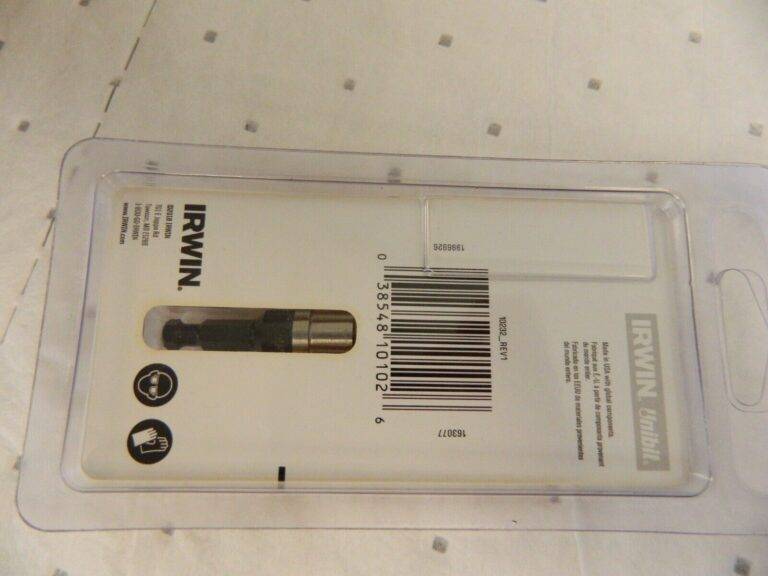 IRWIN Step Drill Bit 3/16 to 1/2″ Dia 1/4″ Shank Dia Cobalt 6 Hole Sizes 10232