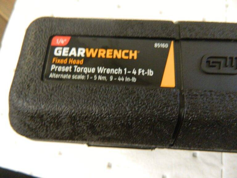 GEARWRENCH Torque Wrench: 1/4″ Drive 85160