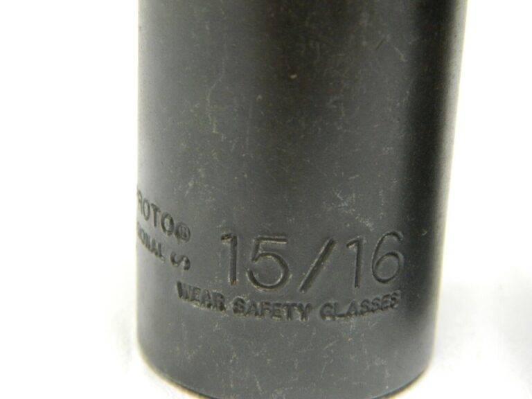 PROTO Impact Socket: 3/8″ Drive Size 15/16" 6-Point, 2-7/8″ OAL Qty 2 J7730HT