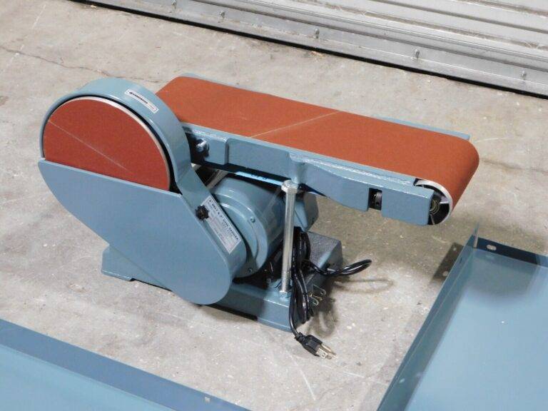 Enco Combo Sanding Machine 48" L x 6" W Belt 9" Diam AS-609 DAMAGE