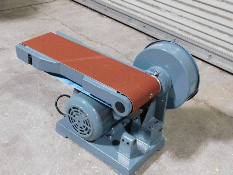 Enco Combo Sanding Machine 48" L x 6" W Belt 9" Diam AS-609 DAMAGE
