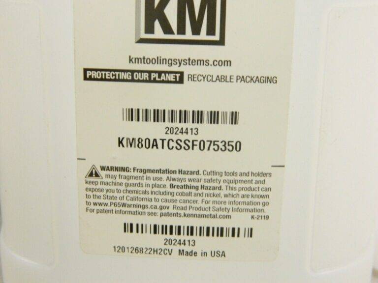Kennametal KM80ATCSSF075350 Endmill Holder 88.9mm Projection 2024413