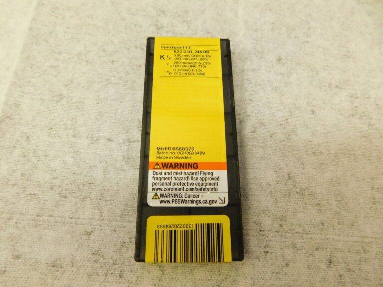SANDVIK Turning InsertTPMT1.81.51-KF 3225, Solid Carbide qty.10 6868376