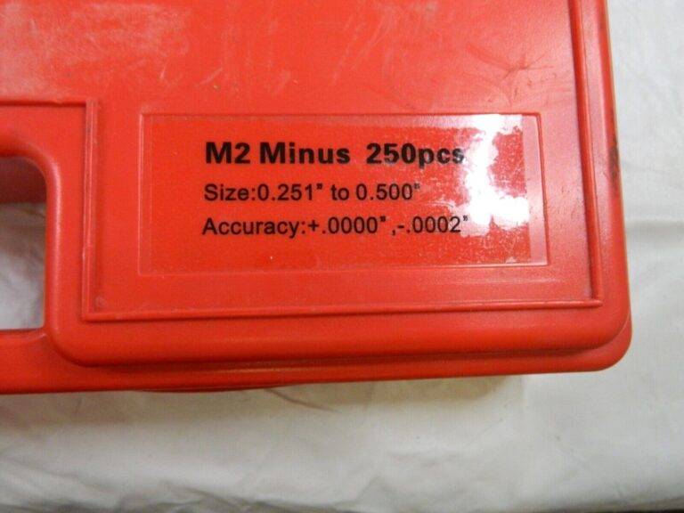Class ZZ Plug Gage Set: 0.251 to 0.5″ Range, 250 Pc 616-81210