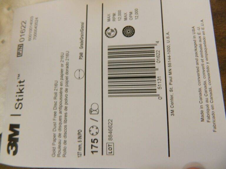 3M PSA Disc: 5″ Disc Dia, 240 Grit, Aluminum Oxide 7000043524