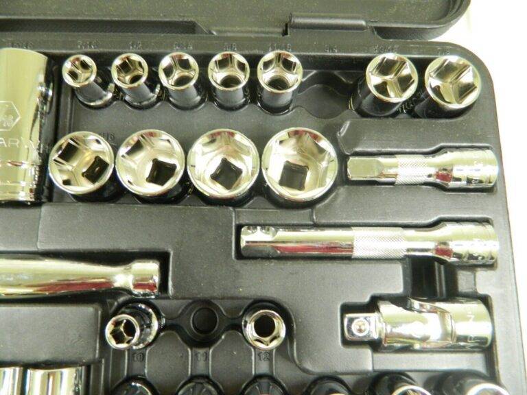 GEARWRENCH Deep Standard Socket Set: 47 Pc 7/16 to 1-1/8″ INCOMPLETE 80700D