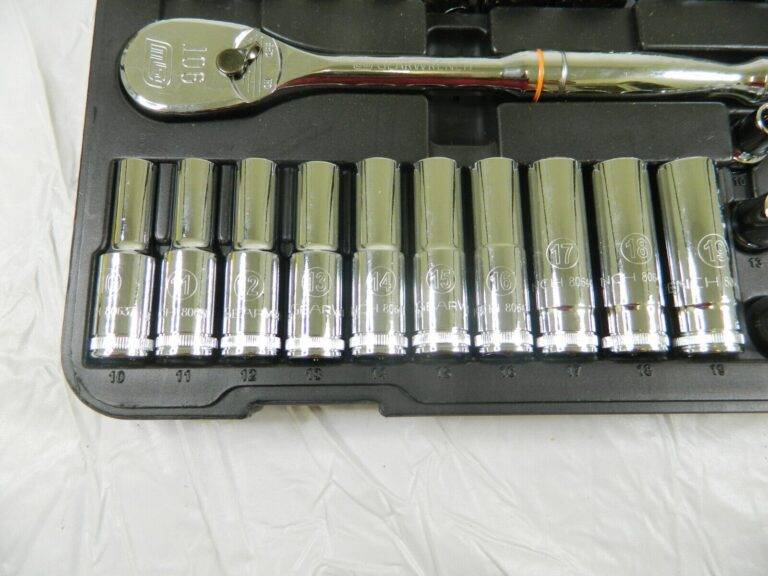 GEARWRENCH Deep Standard Socket Set: 47 Pc 7/16 to 1-1/8″ INCOMPLETE 80700D