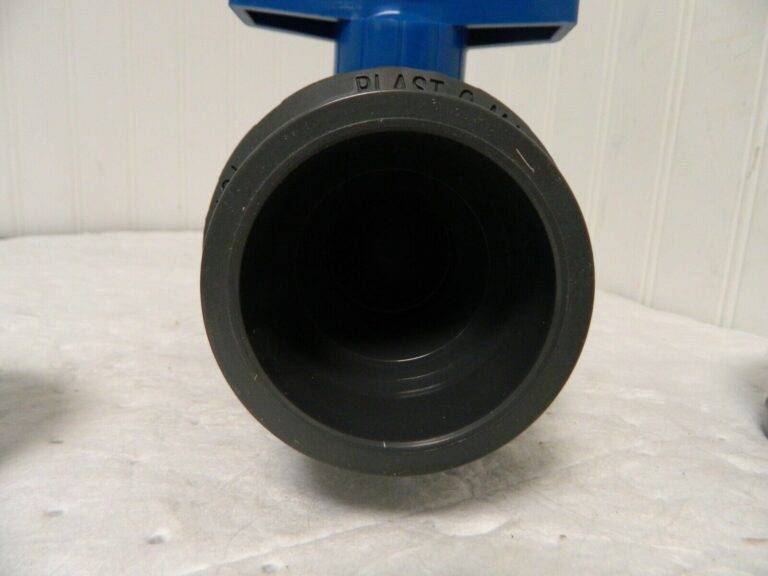 Plast-O-Matic Manual Ball Valve PVC 2" Epdm Threaded MBV200EPT-PV