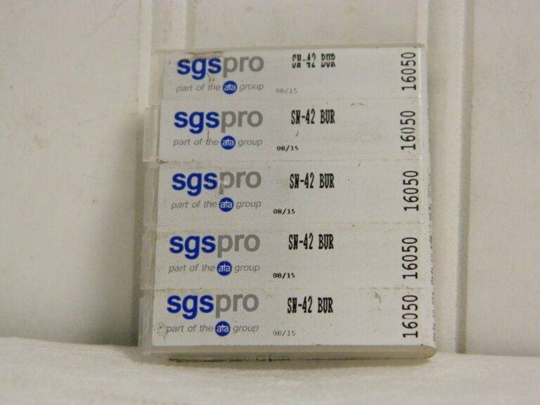 SGS Pro Inverted Cone Burr 1/8" Cut Diam 1/8" Shank Diam 10° Qty 5 16050