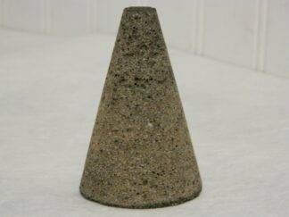 CGW Abrasives 16 Grit Cone Type 17 2" Max Diam 3" Head Thickness Qty 9 49028