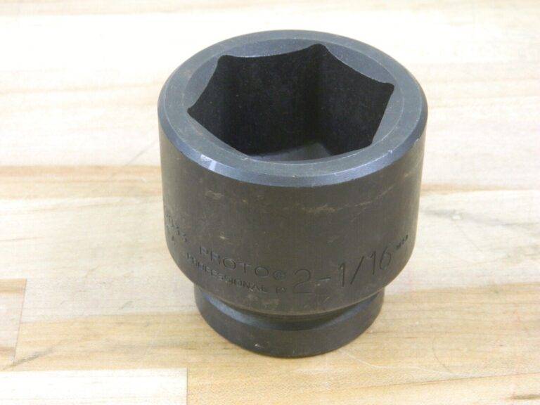 PROTO Impact Socket: 1″ Drive 6-Point, 3-3/32″ OAL Size 2-1/16" J10033