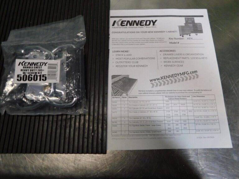 KENNEDY Tool Chest: 5 Drawers 20″ OAD 16-5/8″ OAH 29″OAW DAMAGED 2805XB