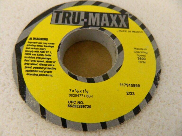 TRU-MAXX Surface Grinding Wheels 3pk 7″ Dia 60 Grit, I Hardness 66253269725