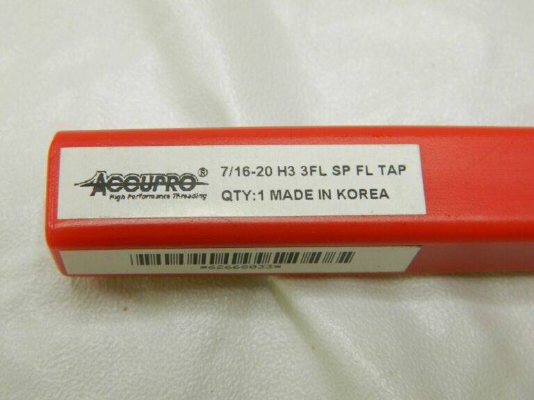 ACCUPRO Spiral Flute Tap: 3 Flute, 7/16-20 Thread Qty 2 62668033
