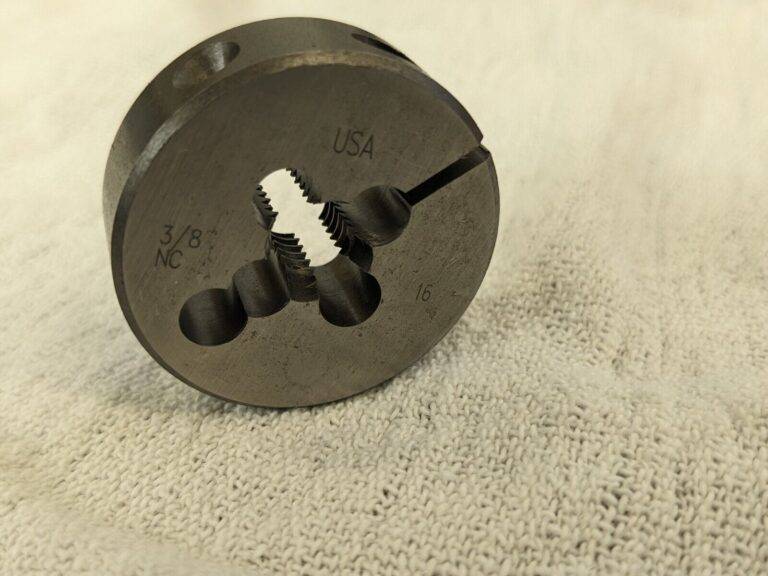 TITAN USA Round Die: 3/8-16, 1-1/2″ OD, Carbon Steel TE80143