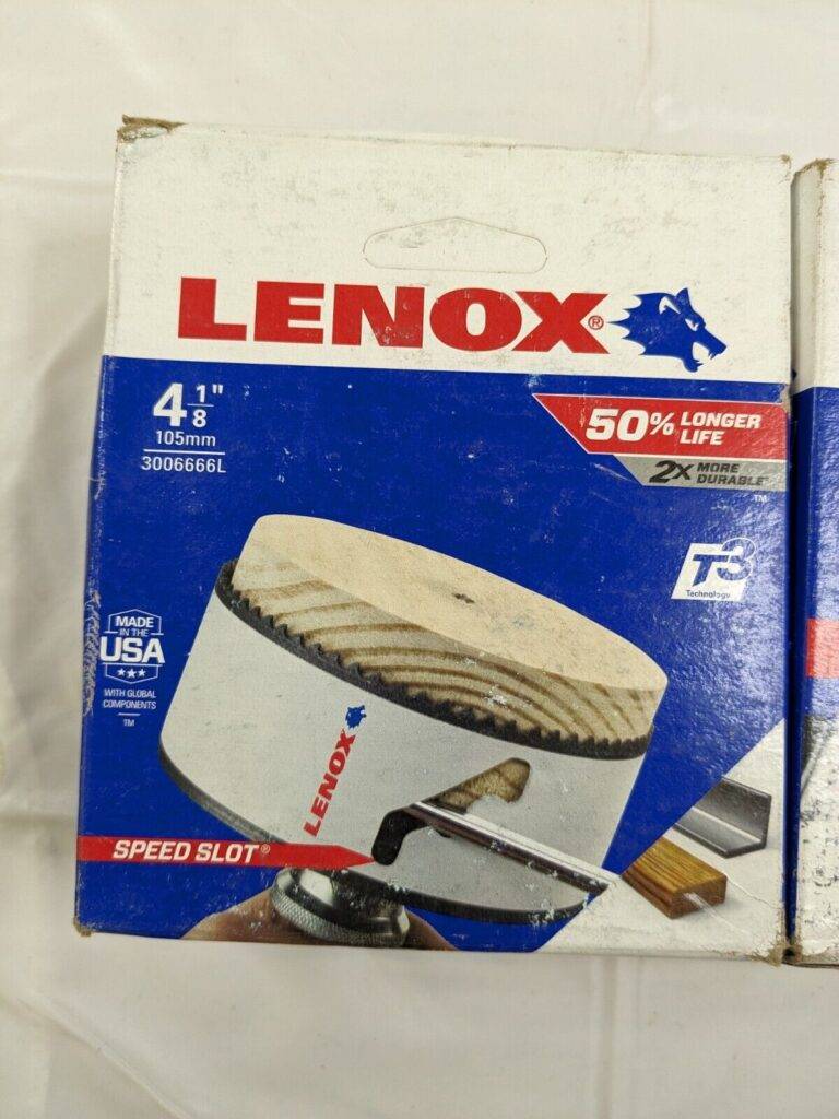 LENOX Hole Saw: 4-1/8″ Saw Dia, 1-1/2″ Cut Depth Qty 2 3006666L