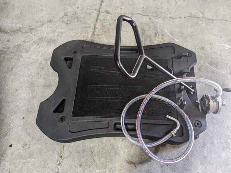 PRO-LUBE Oil Drain Container with Manual Rotary Pump 17 Gallon Black TD/HD/17P