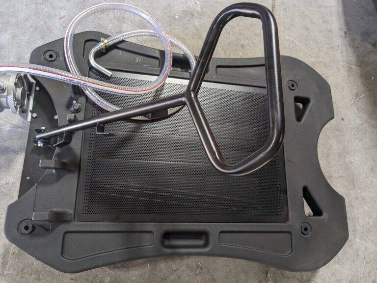 PRO-LUBE Oil Drain Container with Manual Rotary Pump 17 Gallon Black TD/HD/17P
