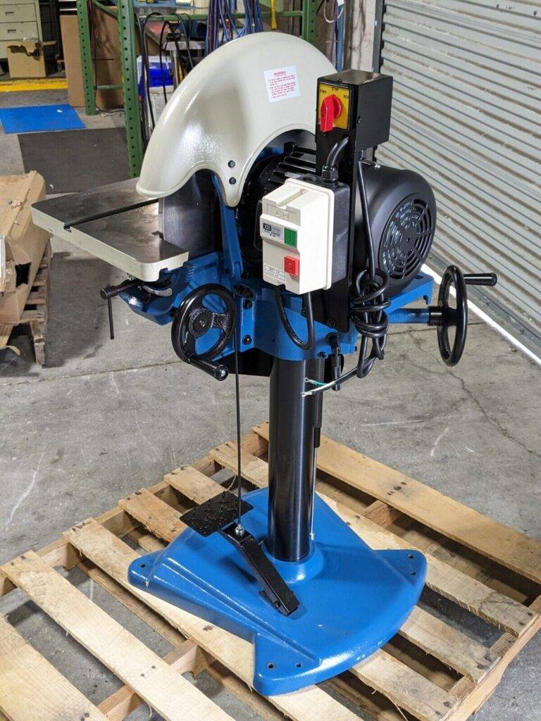 Baileigh Heavy Duty 20" Disc Grinder w/ Brake 1100 RPM 220v 1 Ph 1019164 Damaged