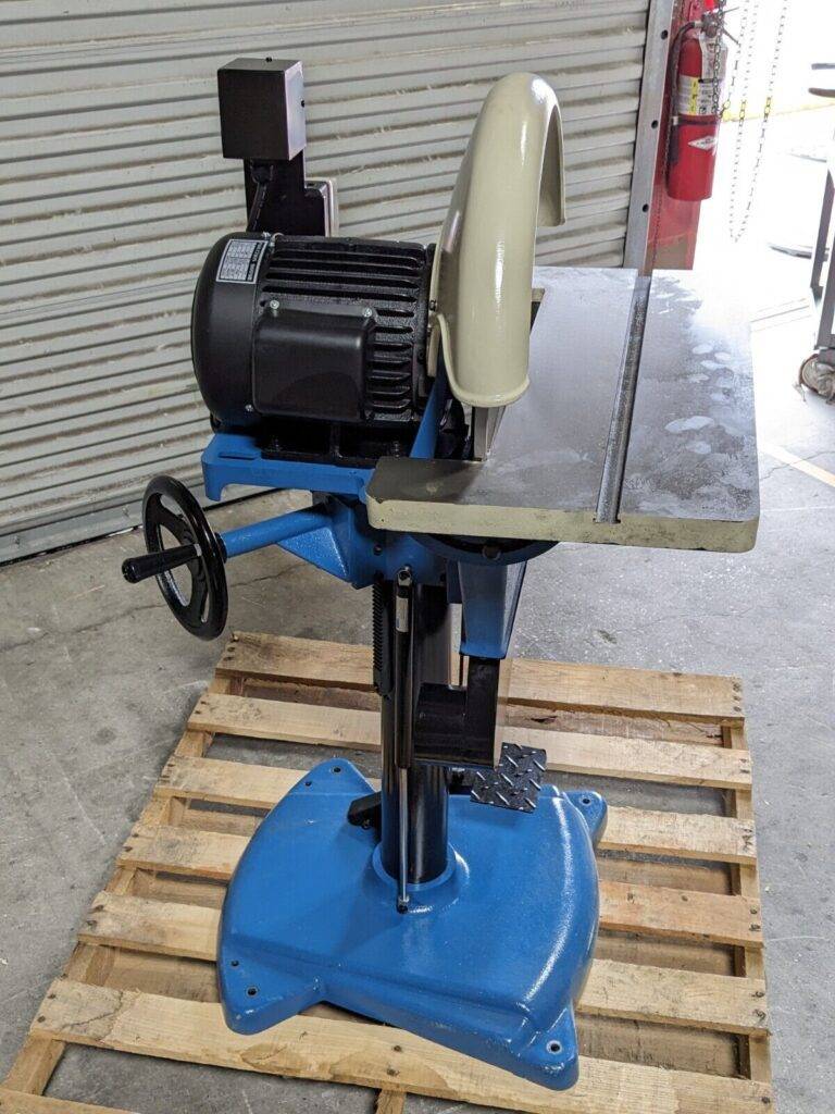 Baileigh Heavy Duty 20" Disc Grinder w/ Brake 1100 RPM 220v 1 Ph 1019164 Damaged