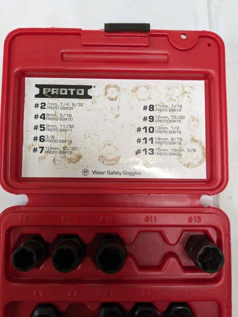 PROTO Socket & Wrench Bolt Extractor INCOMPLETE J69X00