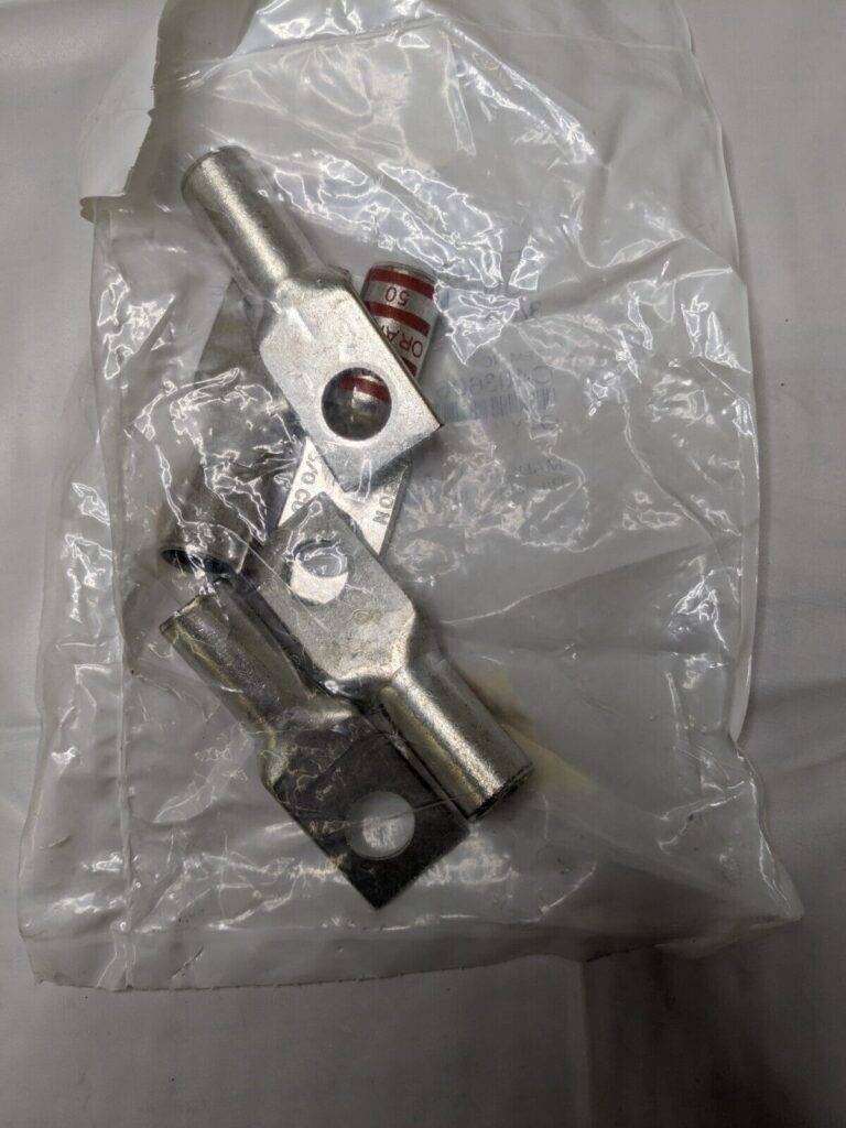 Burndy Terminal Lug Long Barrel 1-Hole 3/20 AWG 1/2" Stud Qty 5 C403606