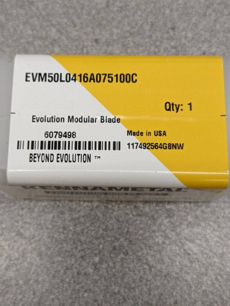KENNAMETAL Left Hand Indexable Grooving Cartridge EVM50L0416A075100C 6079498