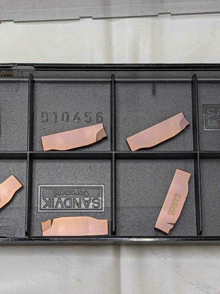 Sandvik Cutoff Insert: N123G103000002-CM 1145, Carbide Qty 10 5736289