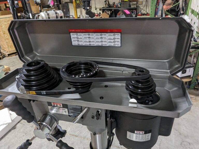 Jet 15" Floor Drill Press 16-Speed 200 - 3630 RPM 3/4 HP 115v 354400 Damaged