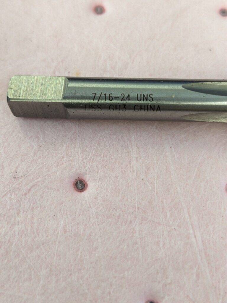 Straight Flute Taps qty5: 7/16-24 UNC 4fl hss MSC-04473146