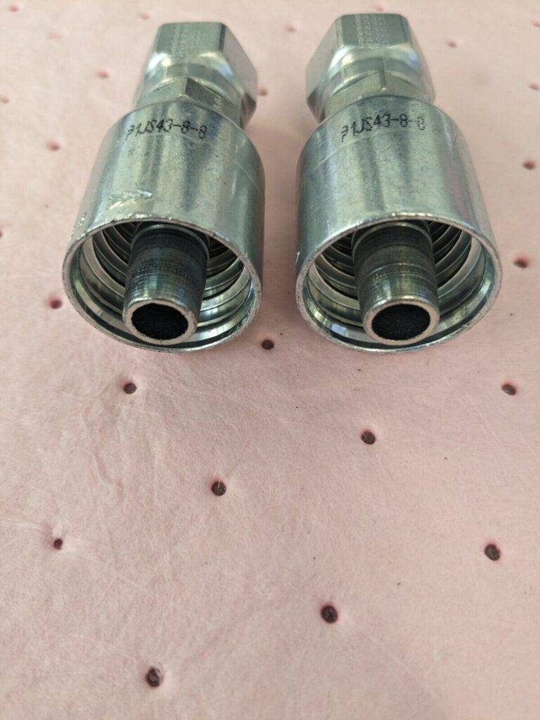 PARKER Hydraulic Hose 2ct Female Seal-Lok Swivel Short Fitting 0.5″ ID KP80038