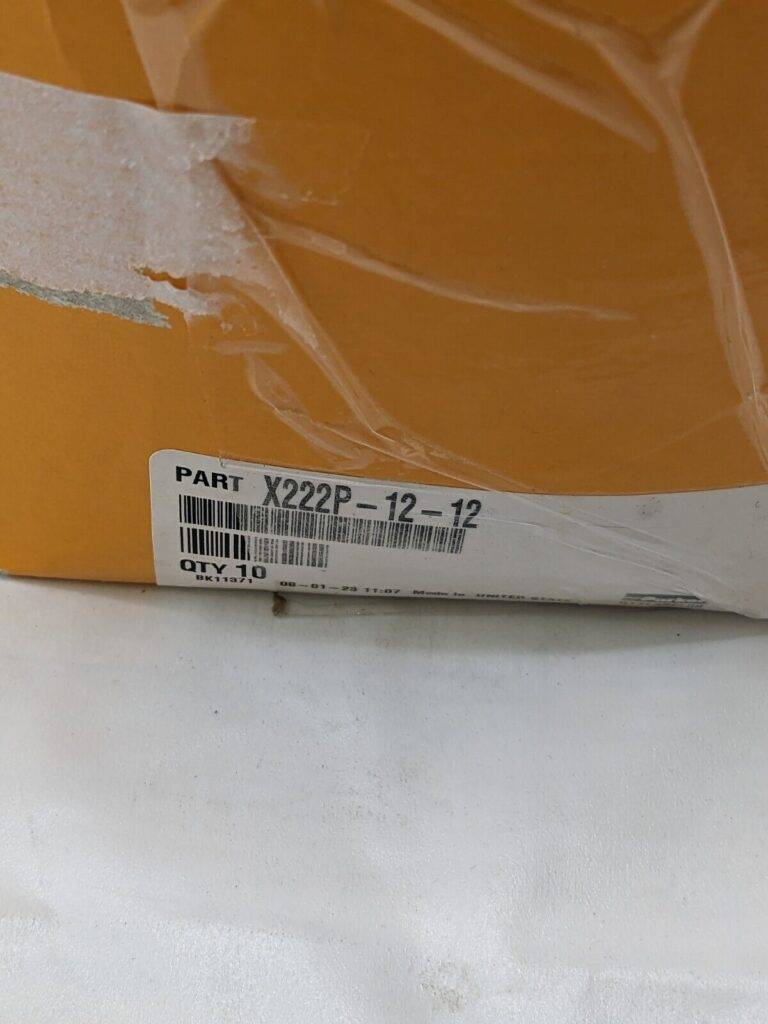 PARKER Industrial Pipe Adapter: 3/4″ Female & Male Thread Qty 7 222P-12-12