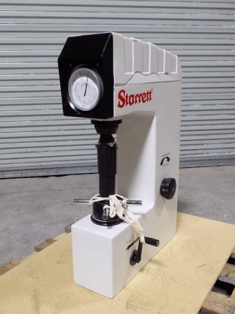 Starrett Analog Benchtop Hardness Tester Rockwell A B C Scales 67754 Damaged