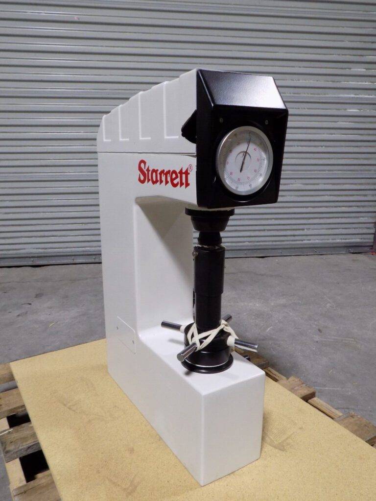 Starrett Analog Benchtop Hardness Tester Rockwell A B C Scales 67754 Damaged
