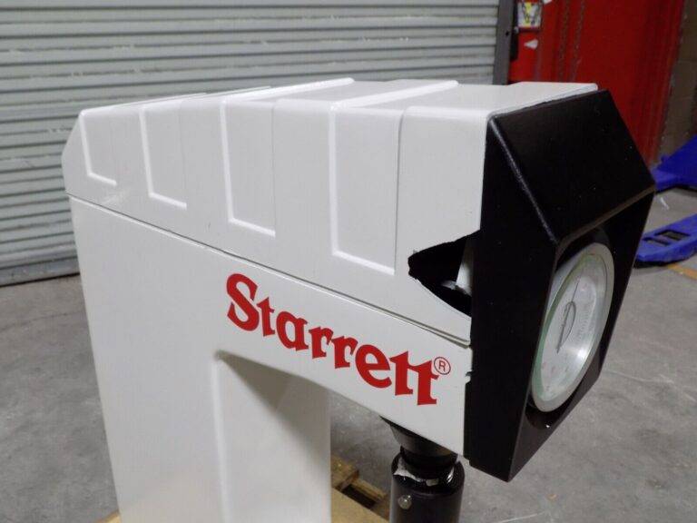 Starrett Analog Benchtop Hardness Tester Rockwell A B C Scales 67754 Damaged