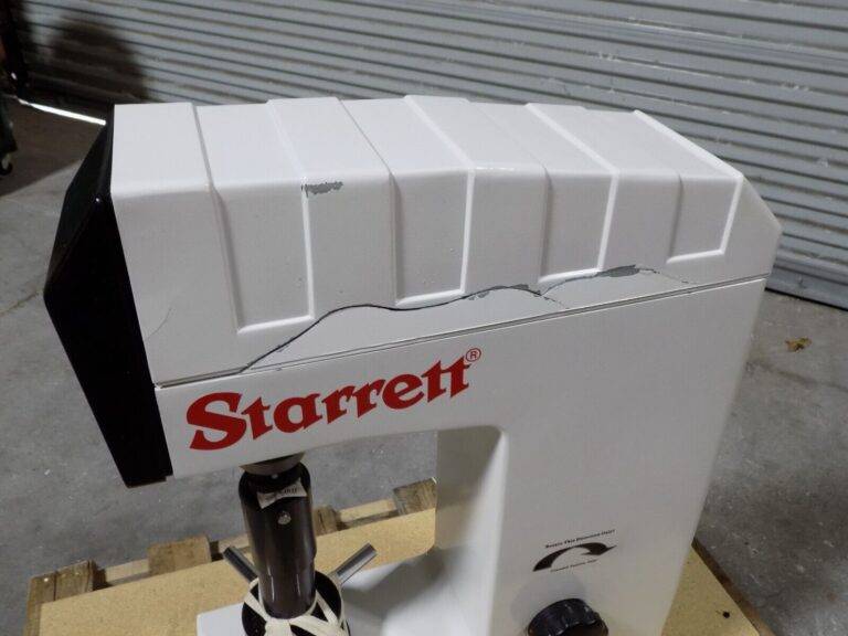 Starrett Analog Benchtop Hardness Tester Rockwell A B C Scales 67754 Damaged