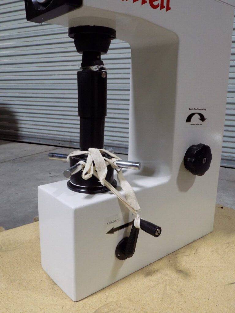Starrett Analog Benchtop Hardness Tester Rockwell A B C Scales 67754 Damaged