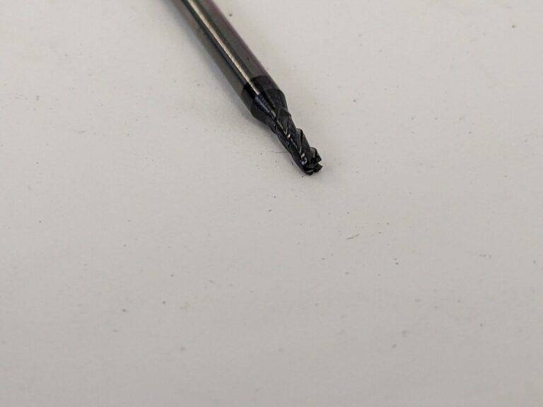 ACCUPRO Corner Radius End Mill: 0.0781″ Dia, 0.234″ LOC 4 Fl 14796316