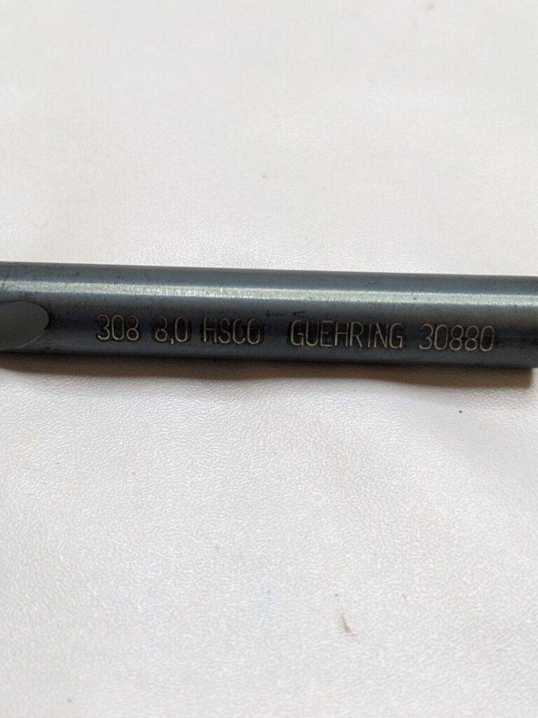 GUHRING Jobber Length Drill Bit: 8 mm Dia, 118 °, Cobalt Qty 4 9003080080000